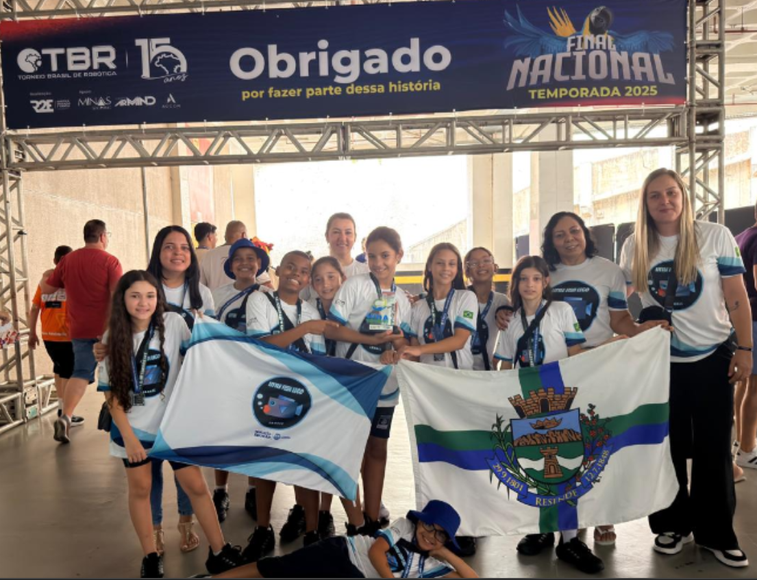 Alunos da rede municipal de Resende conquistam 2º lugar nacional em torneio de robótica