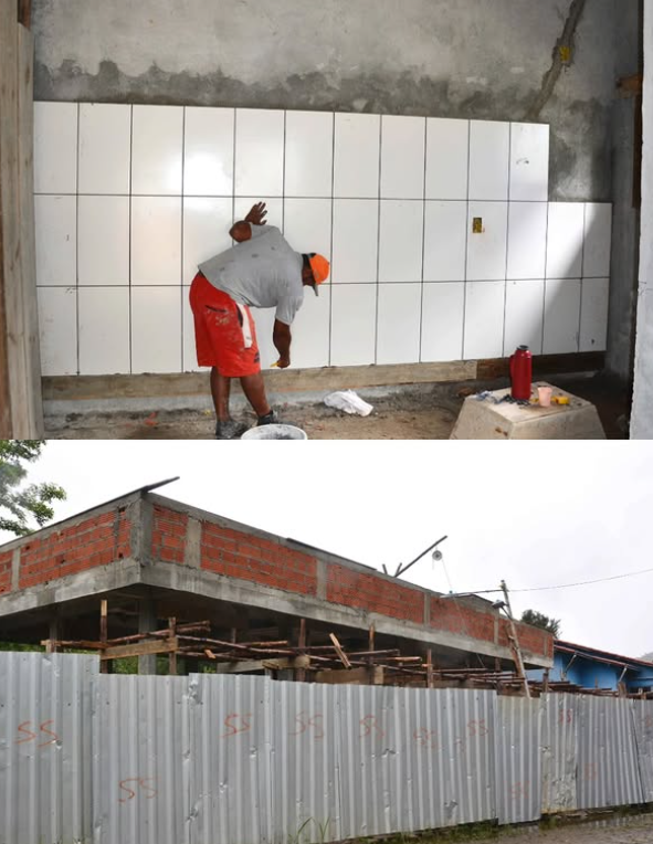 Obras da nova base descentralizada do SAMU avançam em Visconde de Mauá