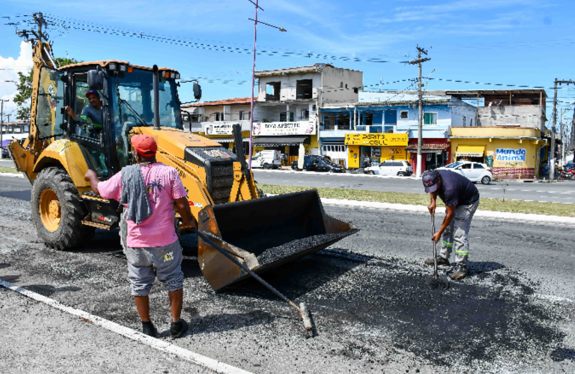 Operação Tapa-Buracos já aplicou mais de 50 toneladas de asfalto em Resende em 2026