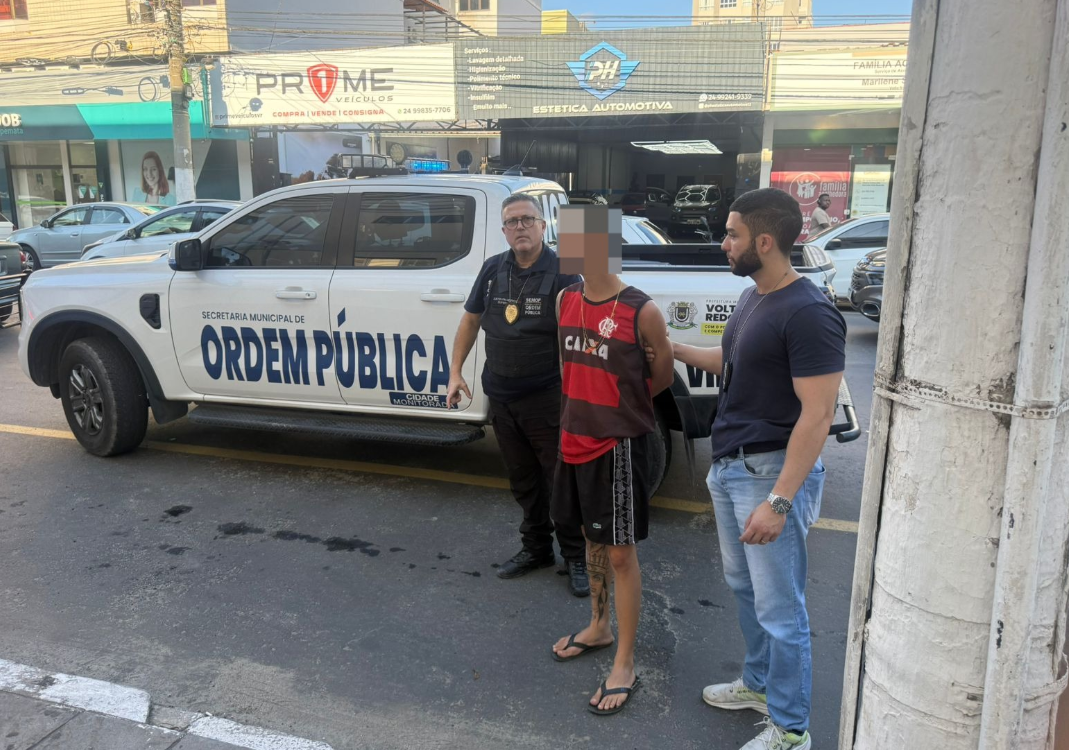 Suspeito de chefiar tráfico no Ingá II é preso em ação integrada em Volta Redonda
