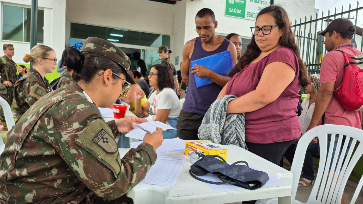 Ação cívico-social oferece serviços gratuitos à população em Porto Real