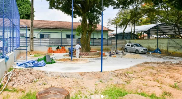 Resende avança com obras em escola e áreas de lazer no bairro Itapuca