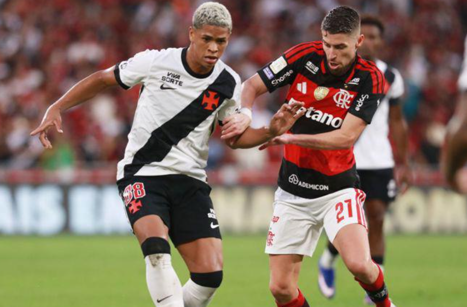 Flamengo e Vasco empatam em clássico movimentado no Maracanã