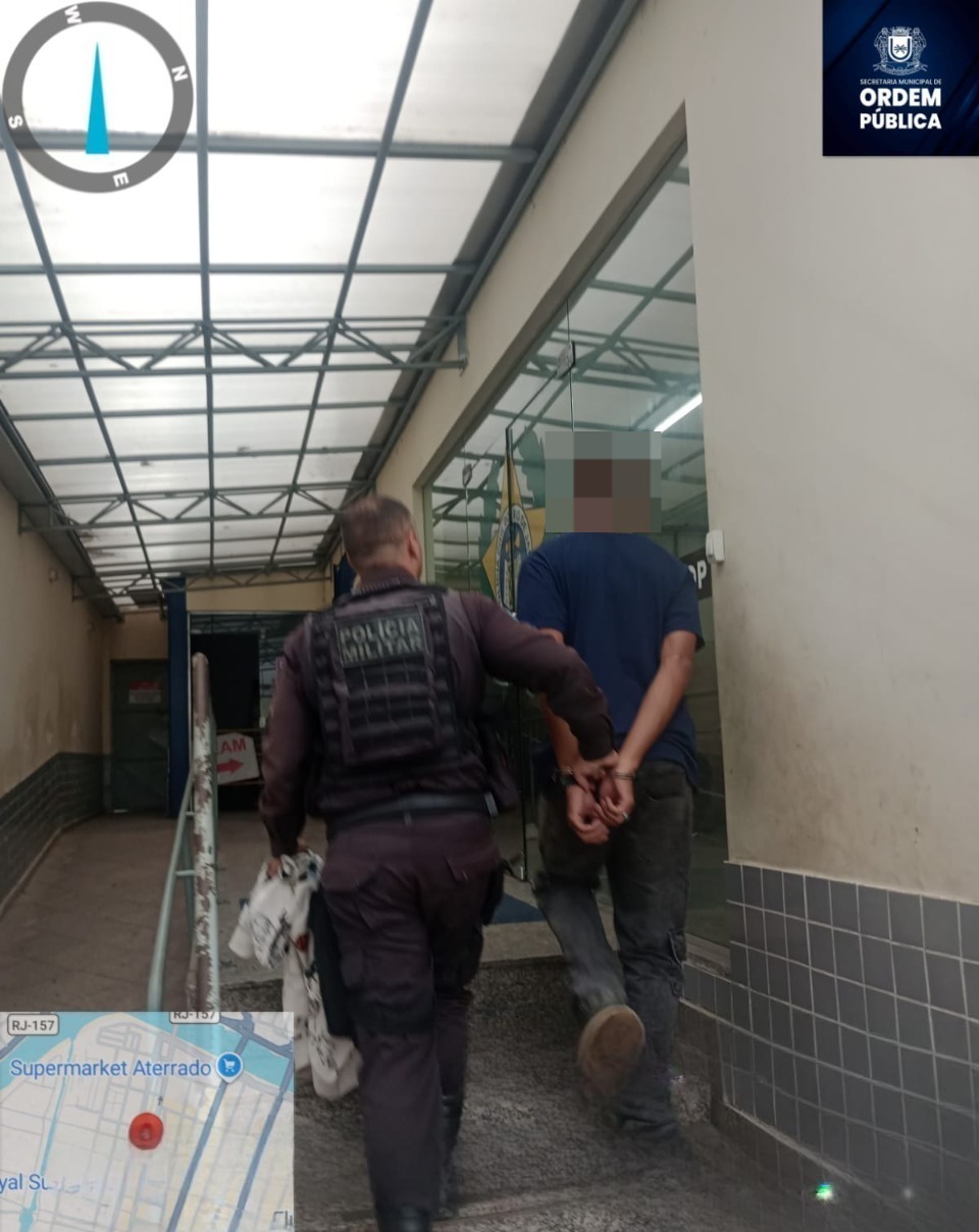 Suspeito de furtar supermercado é preso em Volta Redonda
