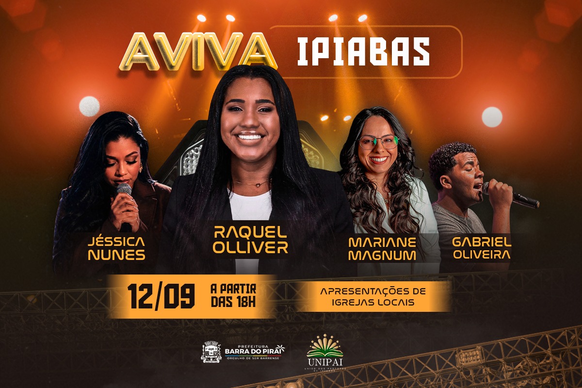 Aviva Ipiabas chega neste sábado com música, louvor e celebração