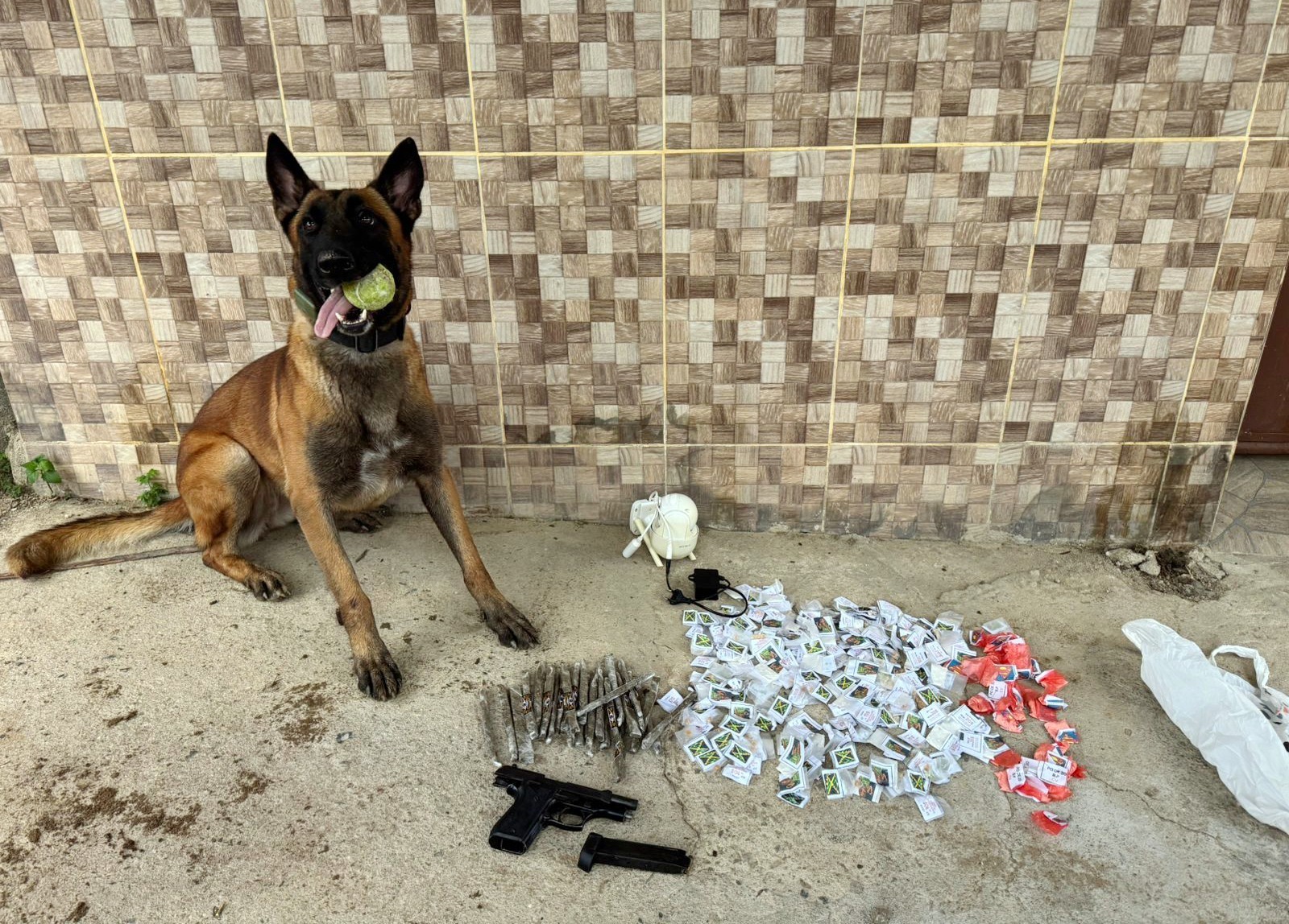 3ª Cia do BAC completa 40 dias com 11 presos, armas retiradas das ruas e mais de 68 kg de drogas apreendidas